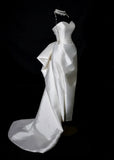 Romantic Long Wedding Dresses White Mermaid Sweetheart Slit Long Wedding Dress Style For Brides Fitted With Train Bridal Gowns HZ0311