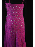 Vintage Mermaid Spaghetti Straps Fuchsia Chiffon 90s With Beadings Prom Max Dresses Inspo 19th Birthday Outfit Formal Dress For Women HZ0311