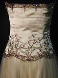 Vintage A Line Strapless Tulle With Beadings 18th Birthday Dress Homecoming Dresses Cocktail Gown HZ0311