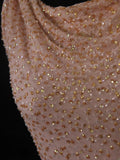 Vintage Mermaid Cowl Neck Pink White 80s With Beadings Bodice Long Prom Dresses Inspo Birthday Outfit Formal Dress For Women HZ0311
