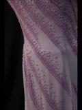 Vintage A line Spaghetti Straps Lilac Backless Chiffon 90s With Beads Prom Max Dresses Inspo 19th Birthday Outfit Formal Dress For Women HZ0311