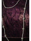 Vintage A Line Dusty Purple 1950s With Beads Pleated Bodice Long Prom Dresses Inspo 18th Birthday Outfit Formal Gown HZ0311