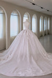 Elegant Ball Gown Sweetheart Fitted Corset Lace Wedding Dress Bride Gowns Wedding Dresses HZ0311