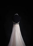 Retro Prom Dresses A Line Halter White Tulle Lace Vintage Long Prom Dresses Party Gowns HZ0311