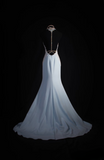 Retro Prom Dresses Mermaid Spaghetti Strap Light Sky Blue Chiffon Vintage Fashion Long Prom Dresses Party Gowns HZ0311