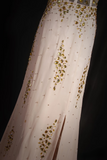 Retro Prom Dresses Mermaid Sweetheart 80s With Gold Beads Chiffon Vintage Fashion Long Prom Dresses Party Gowns HZ0311