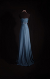 Retro Prom Dresses A Line Navy Blue Sweetheart 80s With Gold Beads Chiffon Vintage Fashion Long Prom Dresses Party Gowns HZ0311