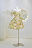 Luxury Ball Gown Sweetheart Green Lace Short 18th Birthday Dress Homecoming Dresses Cocktail Gown HZ0311