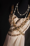 Vintage A Line Strap With Gold Beaded 80s Chiffon Inspiration Long Prom Dresses Evening Party Dress Prom Gowns HZ0311