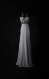 Retro Prom Dresses A Line Sweetheart Silver Gray 80s Beaded Vintage Fashion Long Prom Dresses Party Gowns HZ0311