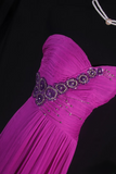 Vintage Prom Dresses 1980s Retro Classy A line Sweethart Chiffon Beaded Inspo Long Prom Gown HZ0311