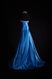 Retro Prom Dresses Sheath Halter Blue With Silver Beaded 70s 80s Pleated Vintage Fashion Long Prom Dresses Party Gowns HZ0311
