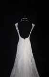 Chic Mermaid Sweetheart Lace White Fitted Corset Long Wedding Dress Bride Gowns Wedding Dresses HZ0311