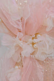 Classy A line Off The Shoulder Blush Pink Floor Length Prom Dresses Formal Dress Birthday Outfits Prom Gown HZ0311