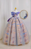 Princess Quinceanera Dresses Ball Gown Sweetheart Light Grape Quince Outfits Vestidos De 15 Anos Long Sweet 16 Dress HZ0311