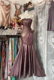 Vintage Prom Dresses 90s Formal Mermaid Strapless Sequin Formal Dress Party Outfits Prom Gowns HZ0311