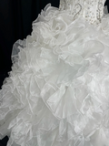 Retro Ball Gown Sweetheart Layers Style Long 1960s Inspired Wedding Dress Bride Gowns Wedding Dresses HZ0311