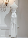 Simple Prom Dresses Mermaid Spaghetti Strap Sleeveless Prom Dress Inspiration Long Prom Dresses HZ0311