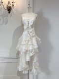 Vintage Prom Dresses Mermaid Spaghetti Strap Sleeveless Lace Prom Dress Inspiration Long Prom Dresses HZ0311