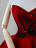 Modest Ball Gown Sweetheart Tulle Prom Dresses Long Sweet 16 Birthday Party Dress Evening Dresses HZ0311