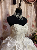 Retro Style Wedding Dresses Ball Gown Sweetheart Plus Size 1980s Vintage Long Wedding Dress Bride Gown HZ0311