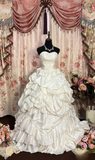 Retro Ball Gown Sweetheart 70s Fitted Corset Bride Gown Long Wedding Dresses Bride Dress HZ0311