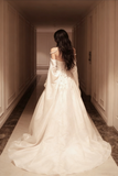 Retro Ball Gown Sweetheart Organza 70s White Fitted Long Wedding Dress Bride Gown Brides Dresses HZ0311