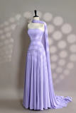 Elegant A line Strapless Blue Evening Dress Women Party Long Formal Dresses Prom 16 Birthday Party Ladies Gown HZ0311