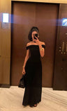 Modest A line Off The Shoulder Burgundy With Sleeves Evening Dresses High School Teens Senior Night Dance Party Outfits HZ0311