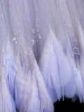 Chic Ball Gown Strapless Lilac With Beaded Crystals Bodice Inspo Formal Party Gowns Prom Dresses HZ0311