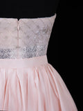 Chic Mermaid Strapless Pink Sequin With Beaded Crystals Bodice Inspo Formal Party Gowns Prom Dresses HZ0311