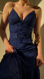 Pretty Mermaid Spaghetti Straps Lilac Long Prom Dresses Party Dress Inspiration HZ0311