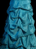 Vintage Mermaid 1950s Sweetheart Blue With Beaded Gems Long Prom Dresses Party Dress 18th Birthday Outfits Graduation Dress HZ0311