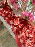 Vintage 1950s Mermaid V Neck Floral Chiffon With Scarf Prom Dresses Inspiration Long Party Evening Dress 18th Birthday Outfits HZ0311