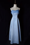Vintage 1950s A Line Spaghetti Straps Pink Prom Dresses Inspiration Long Party Retro Evening Dress 20th Birthday Outfits HZ0311