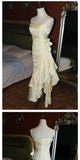 Vintage 1950s High Low Spaghetti Straps Prom Dresses Inspiration Long Party Retro Evening Dress 18th Birthday Outfits HZ0311