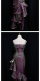 Vintage 50s High Low Spaghetti Straps Prom Dresses Inspiration Long Party Retro Evening Dress 20th Birthday Outfits HZ0311