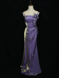 Vintage 1950s Mermaid Spaghetti Straps Burgundy Prom Dresses Inspiration Long Party Retro Evening Dress 18th Birthday Outfits HZ0311