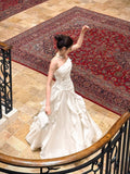 Modest Mermaid Spaghetti Straps White Ruffles Long Prom Dresses Wedding Guest Dress 20th Birthday Outfits HZ0311