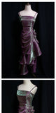 Vintage 50s High Low Spaghetti Straps Prom Dresses Inspiration Long Party Retro Evening Dress 20th Birthday Outfits HZ0311
