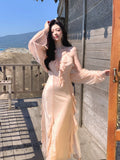 Simple Spaghetti Straps Coral Pink Mermaid Prom Dresses Long Birthday Outfits HZ0311