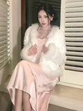 Sexy Mermaid Spaghetti Straps Pink Satin Prom Dresses Wedding Guest Dress 20th Birthday Outfits HZ0311