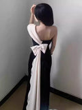 Unique Mermaid One Shoulder Black Prom Dresses Inspiration Long Party Night Gowns 20th Birthday Outfits HZ0311