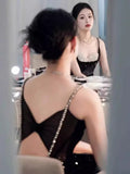 Glamour Mermaid Spaghetti Straps Burgundy Sequin Long Prom Dresses Party Dress 20th Birthday Outfits Prom Gowns HZ0311