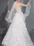 Modest Ball Gown Strapless White Sequins Prom Dresses Inspiration Long Party Evening Dress 21st Birthday Outfits HZ0311