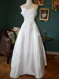 Vintage 1950s Ball Gown Spaghetti Straps White Organza Prom Dresses Inspiration Long Party Retro Evening Dress 20th Birthday Outfits HZ0311