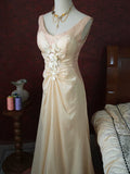 Vintage 1960s Mermaid V Neck Pink With Flowers Lace Prom Dresses Inspiration Long Party Evening Dress 18th Birthday Outfits HZ0311