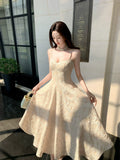 Modest A Line Spaghetti Straps Champagne Satin Prom Dresses Wedding Guest Dress 20th Birthday Outfits HZ0311