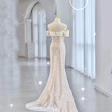 Modest Mermaid Spaghetti Straps White Sequin Prom Dresses Inspiration Long Party Night Evening Dress 20th Birthday Outfits HZ0311