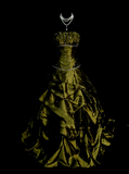 Charming Ball Gown Strapless Olive Green Taffeta With Beadings Long Prom Dresses Party Dress For Women HZ0311
